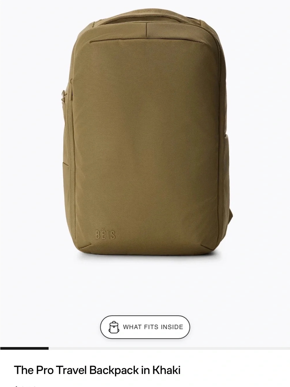 Beis The Pro Travel Backpack
